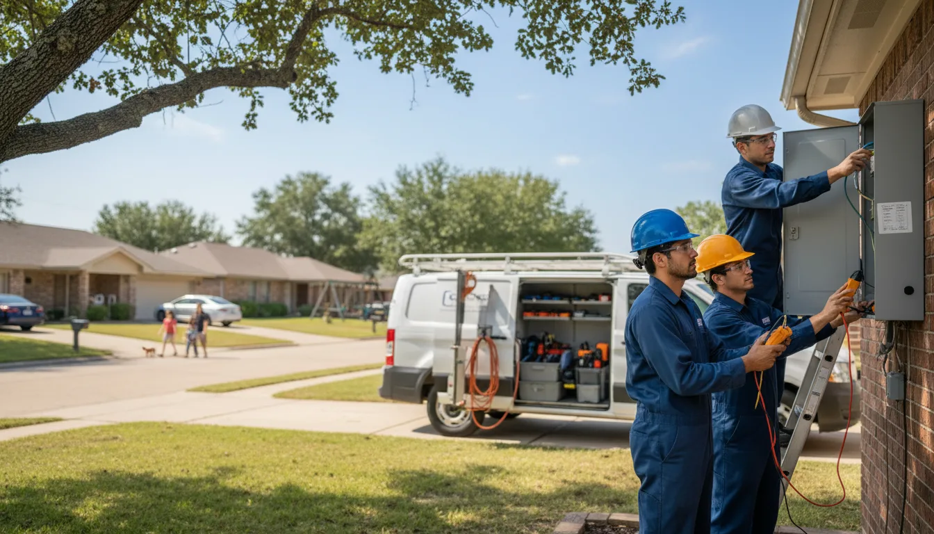Certified electrician providing emergency electrical services in Oakland, IL